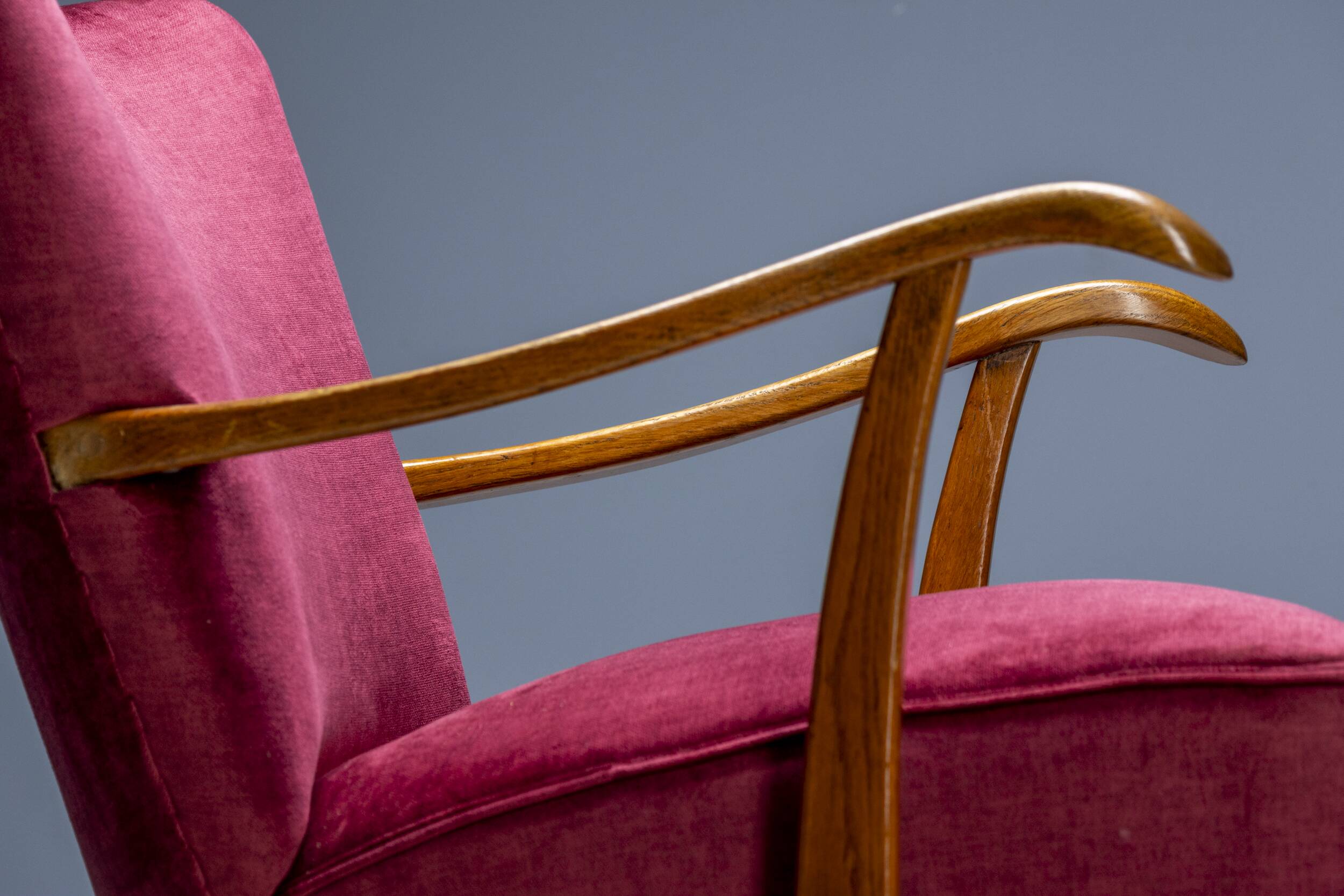 Pair of Art Deco Armchairs, 1930s, Czechoslovakia