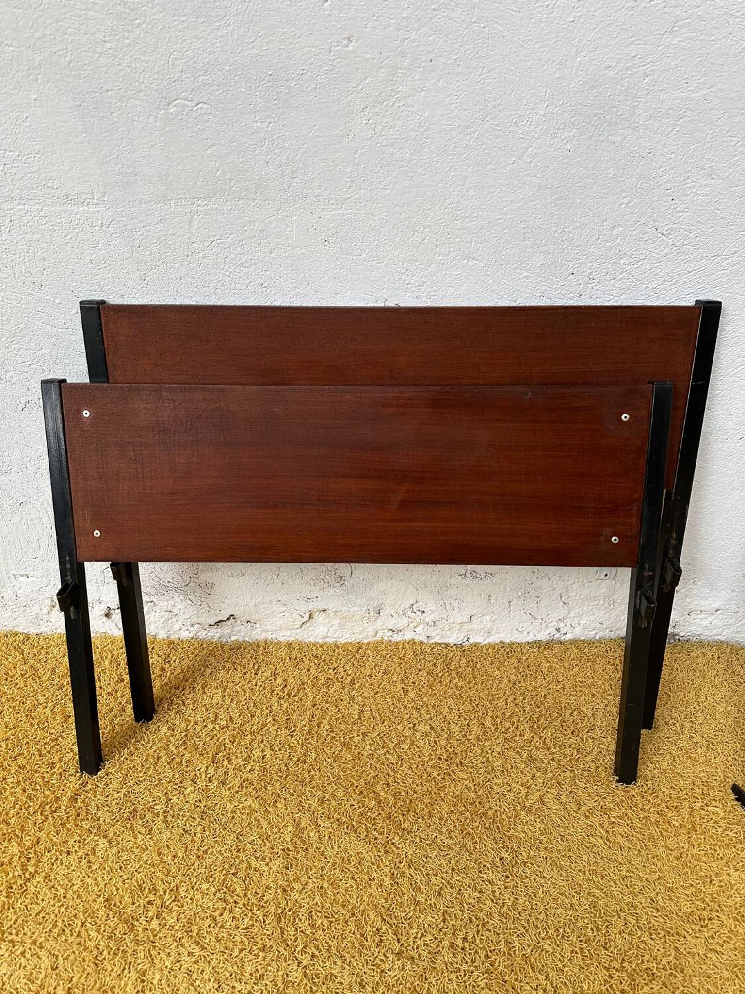 Daybed ou lit simple scandinave placage teck