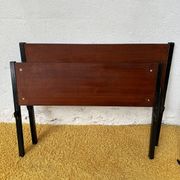 Daybed ou lit simple scandinave placage teck