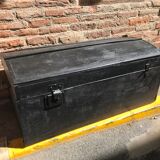 Black wooden trunk