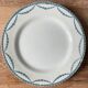 Set of 2 flat plates Terre de Fer, collection "Vincennes" Salins