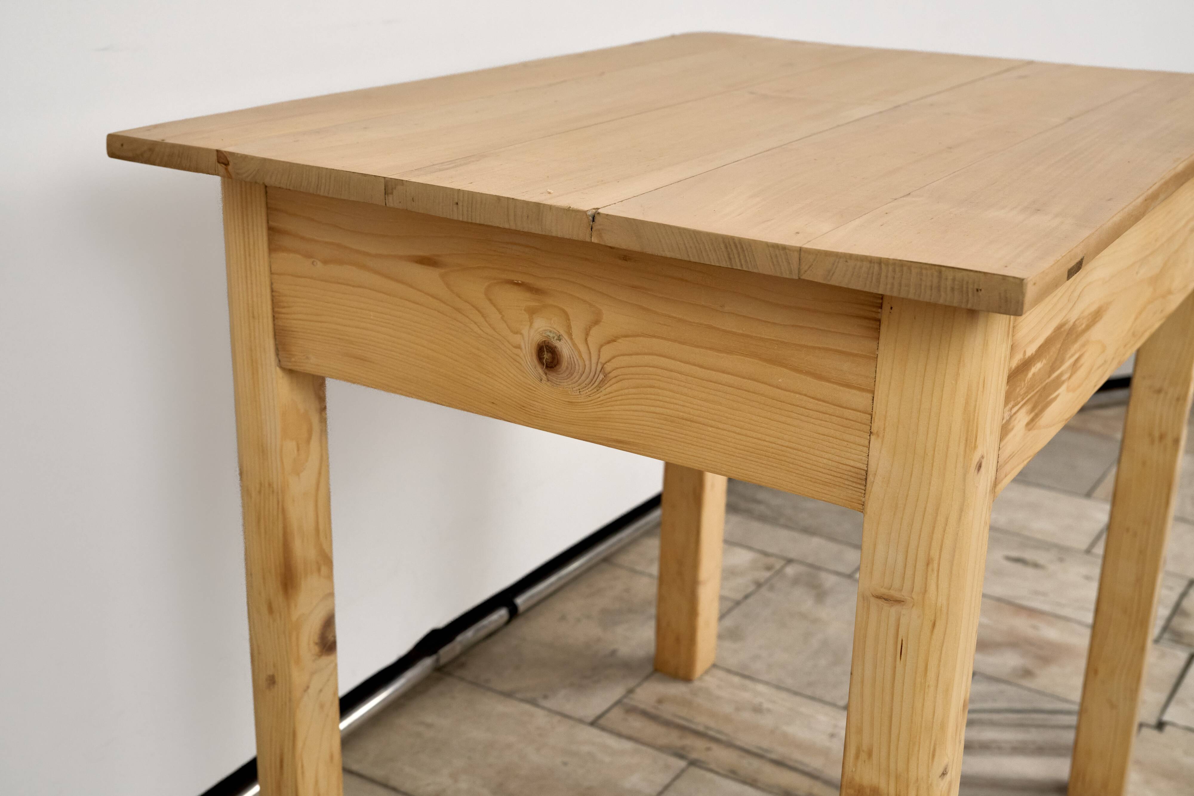 Vintage Wooden Table, 1940s, Czechoslovakia