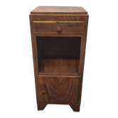 French Faux Bois Metal Cabinet, early 1900s
