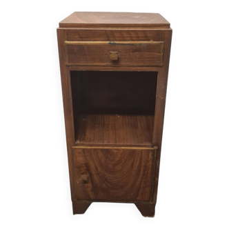 French Faux Bois Metal Cabinet, early 1900s