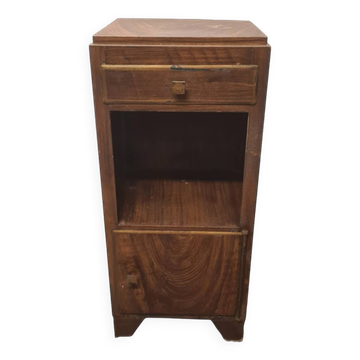 French Faux Bois Metal Cabinet, early 1900s