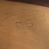 Armchair in rosewood and black leather, by J. Norgaard, Denmark, 1960s