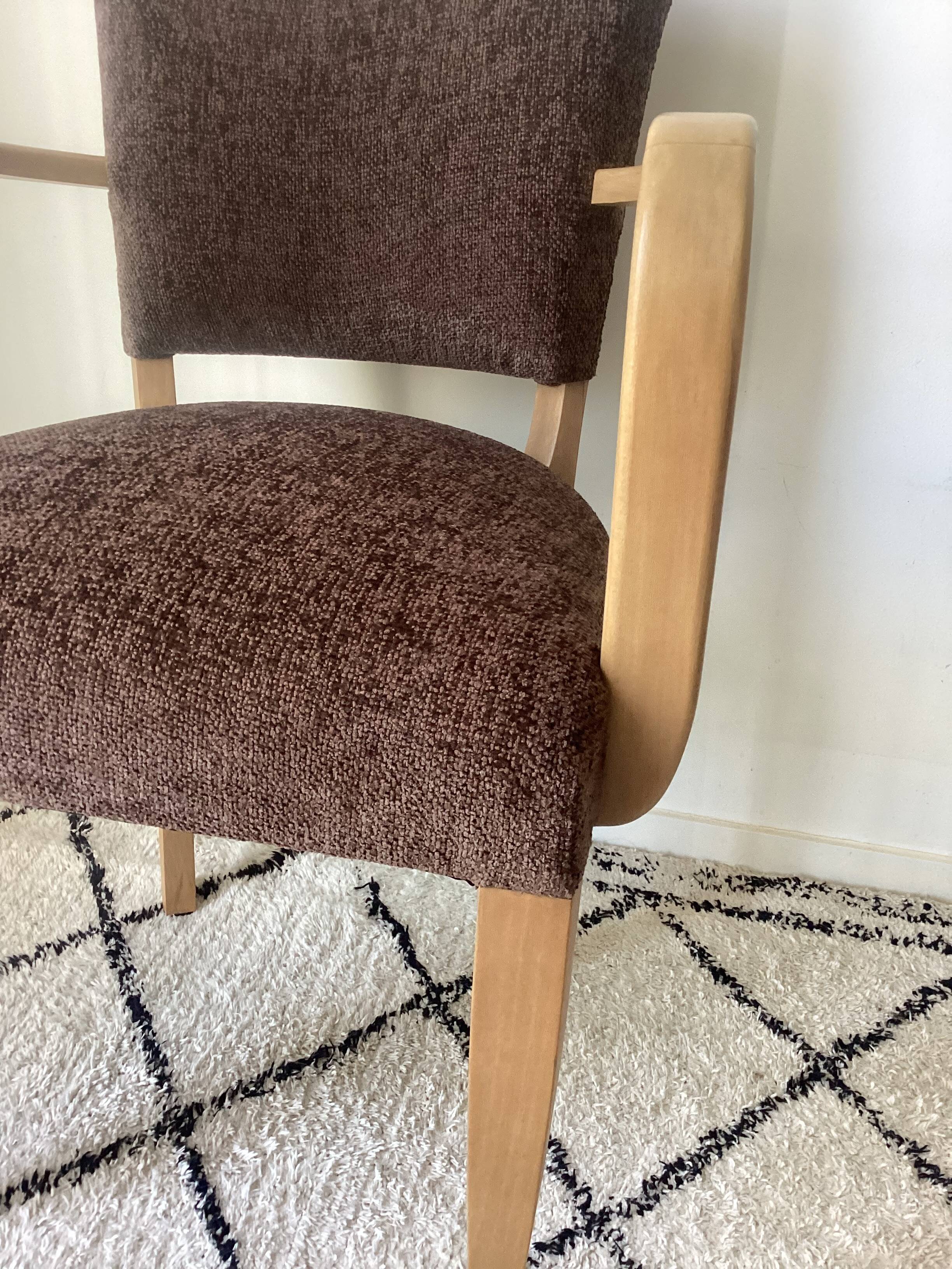 Fully restored bridge armchair