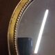 Miroir en bois et stuc doré
