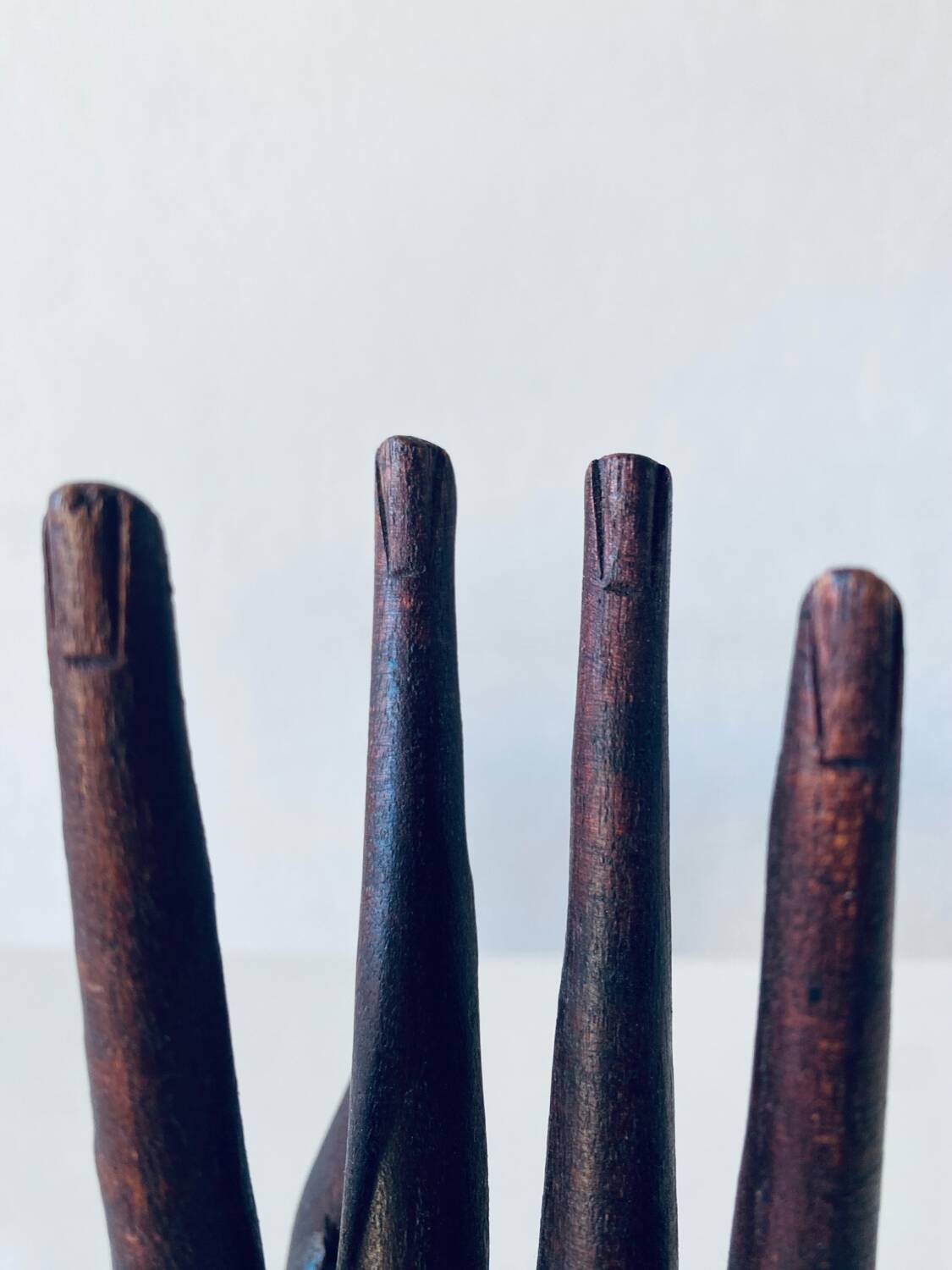 Decorative hand carved wood