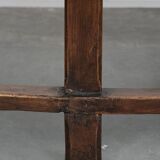 Antique French dining table made of fruitwood  from the late 18th century