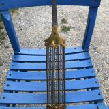 Comtoise clock in cherry style Louis XV period 19th region Fougères.
