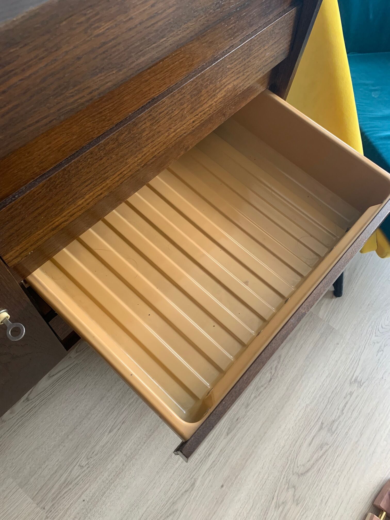 Vintage oak chest of drawers Jiri Jiroutek 1960