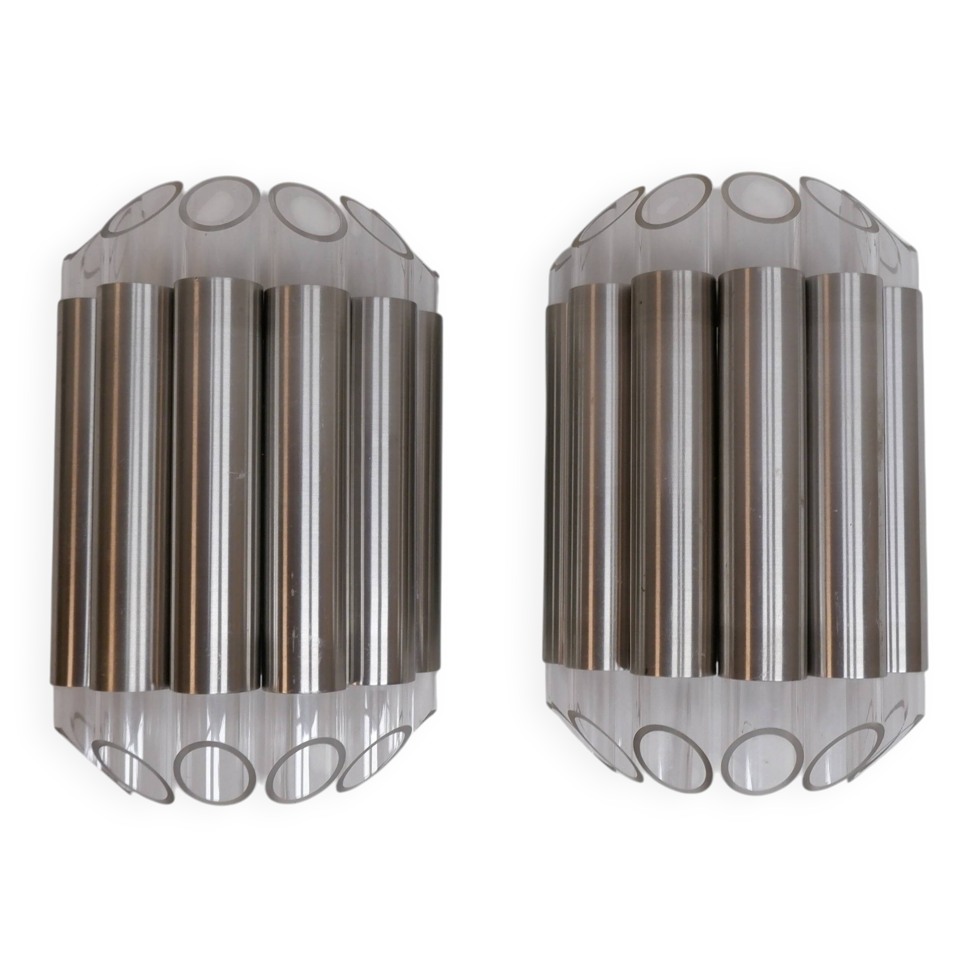 Set of 2 RAAK septiem wall lamps, 1960s