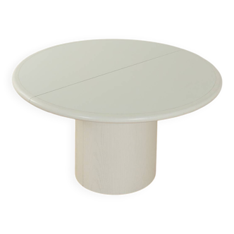 Postmodern extendable round Dining Table
