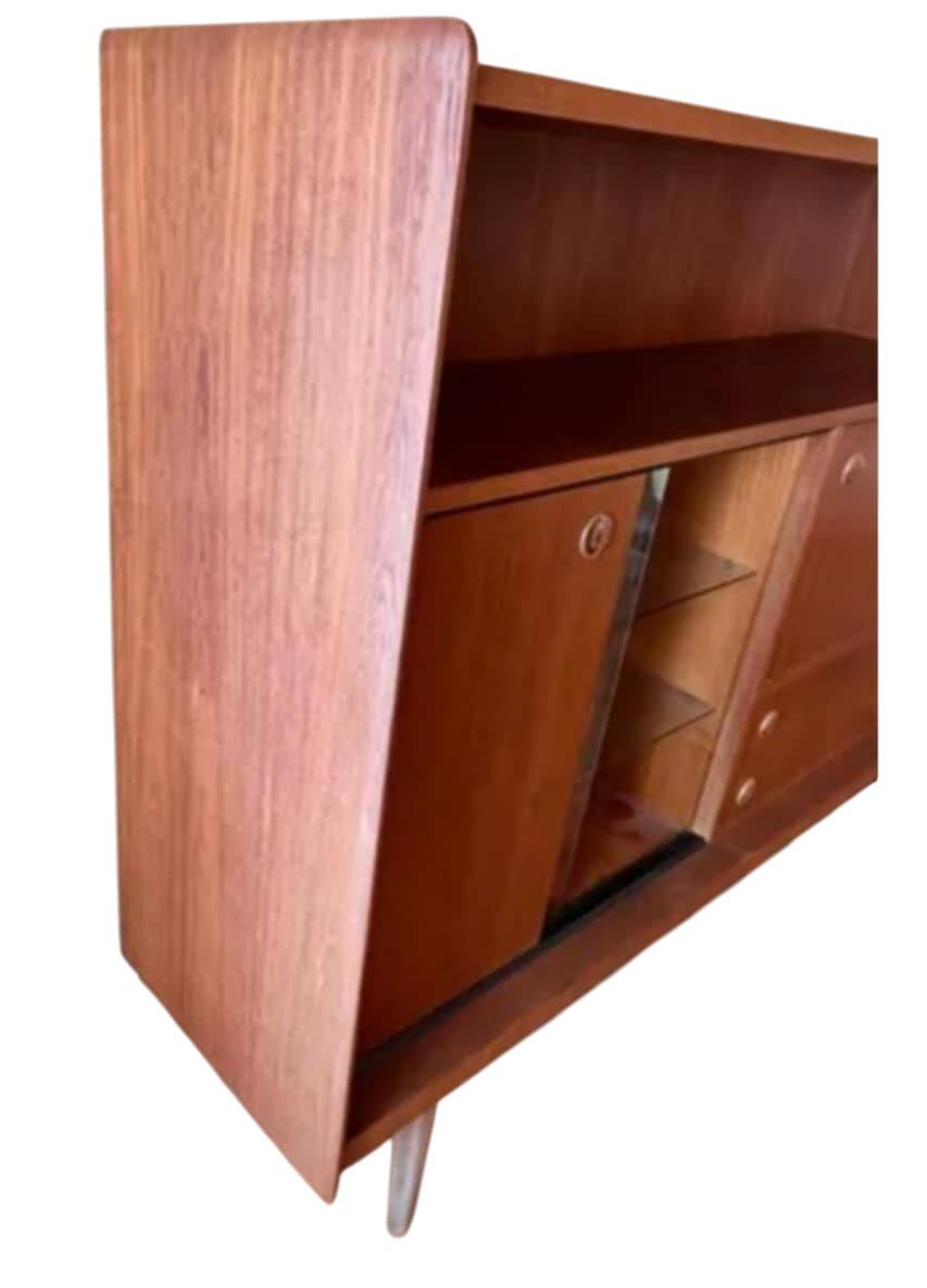 Scandinavian bar cabinet Kofod Larsen LB 1960 teak