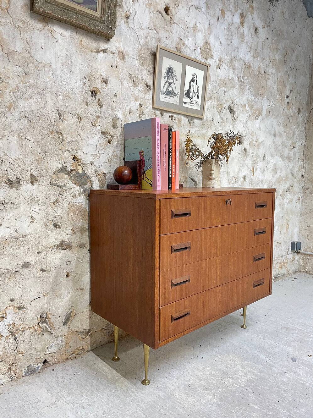 Commode danoise en teck des années 60