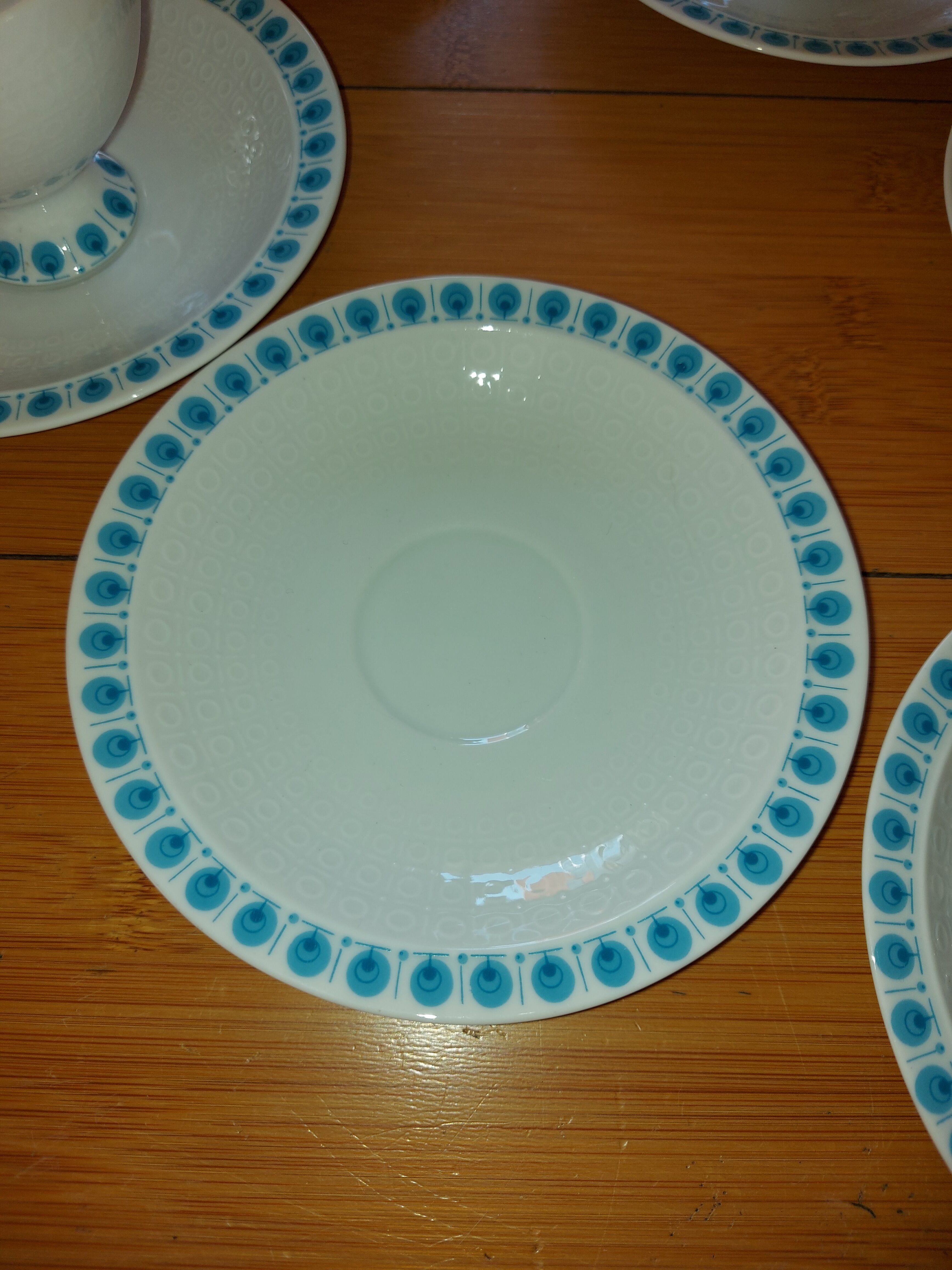Coffee service, chocolate 8 pieces porcelain, Kaiser