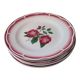 Set of 6 ceramic plates from Sarreguemines