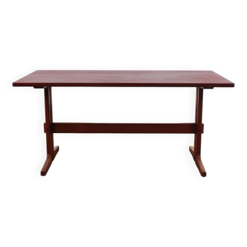 Table basse vintage en teck danois milieu du siècle 50er 60er