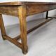 Oak farmhouse table