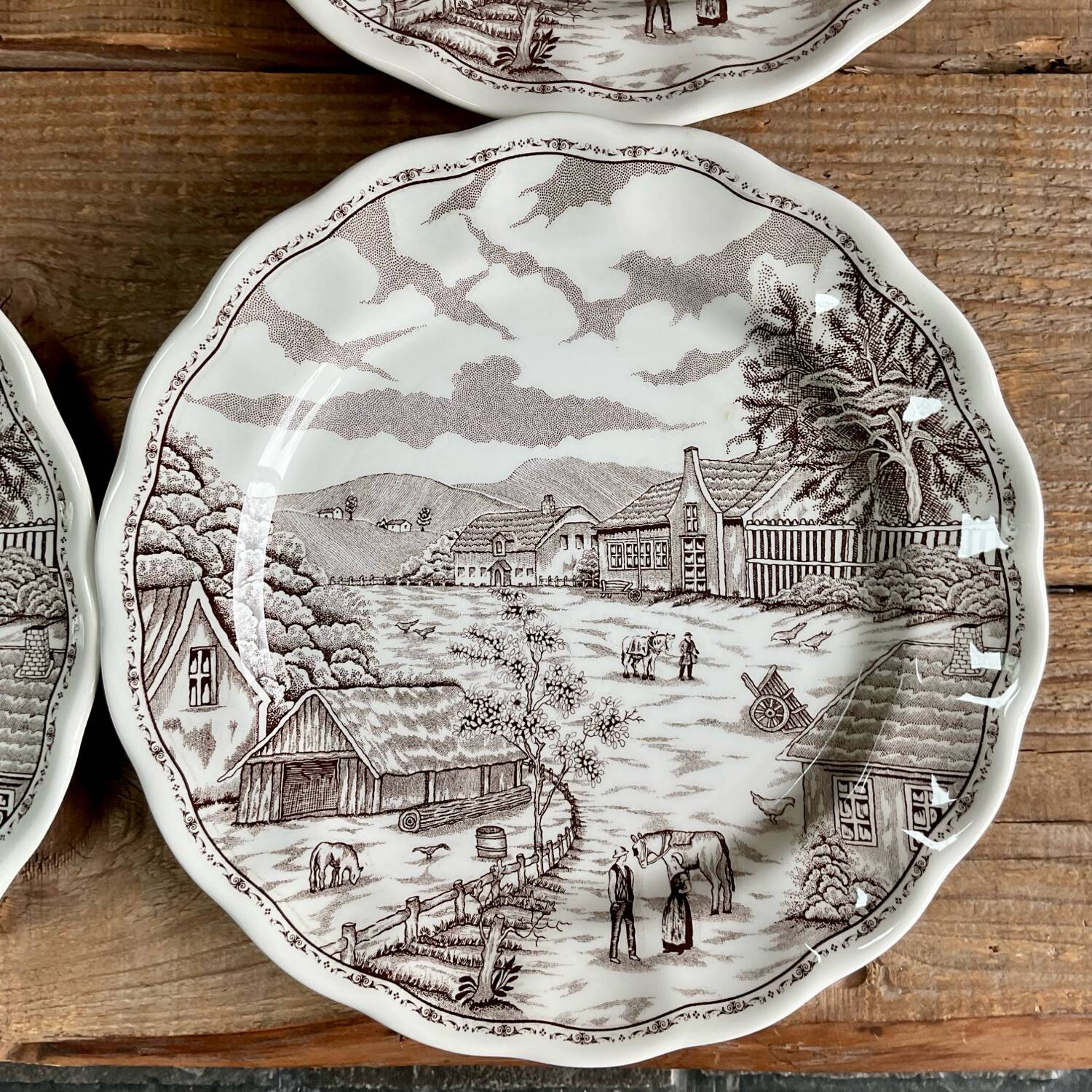 5 plates N Fontabesso Italy