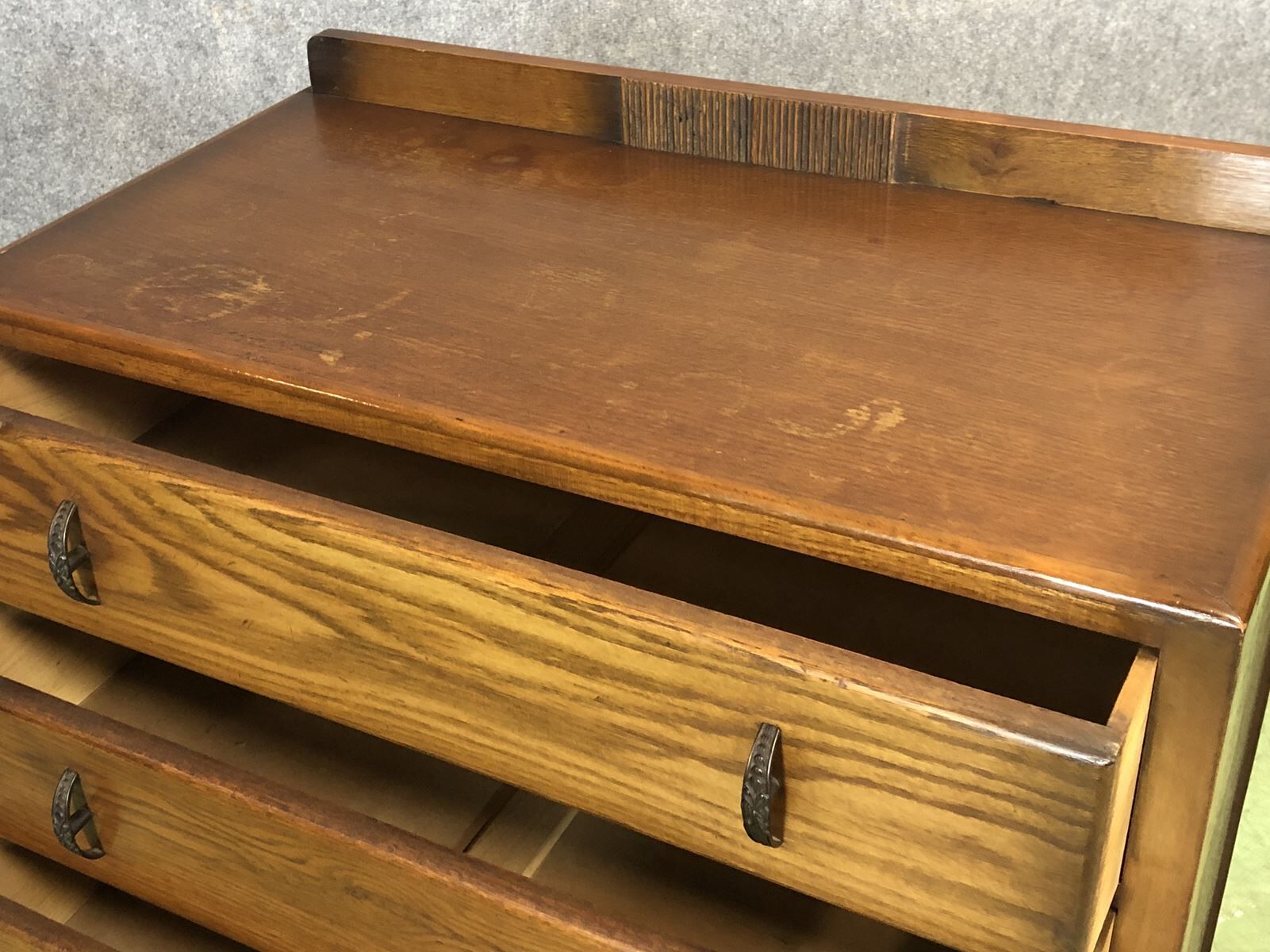 Commode anglaise Art déco en chêne