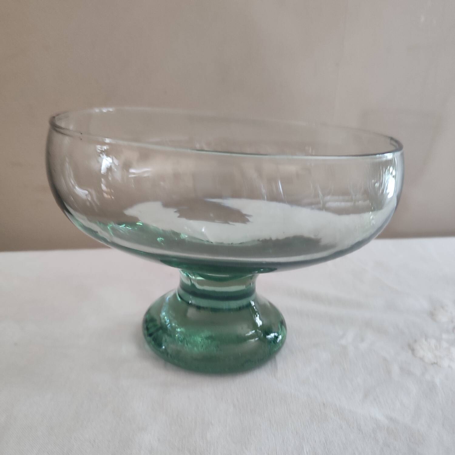 Set of 6 glasses and a Bormioli Rocco Bahia coupe, Italy