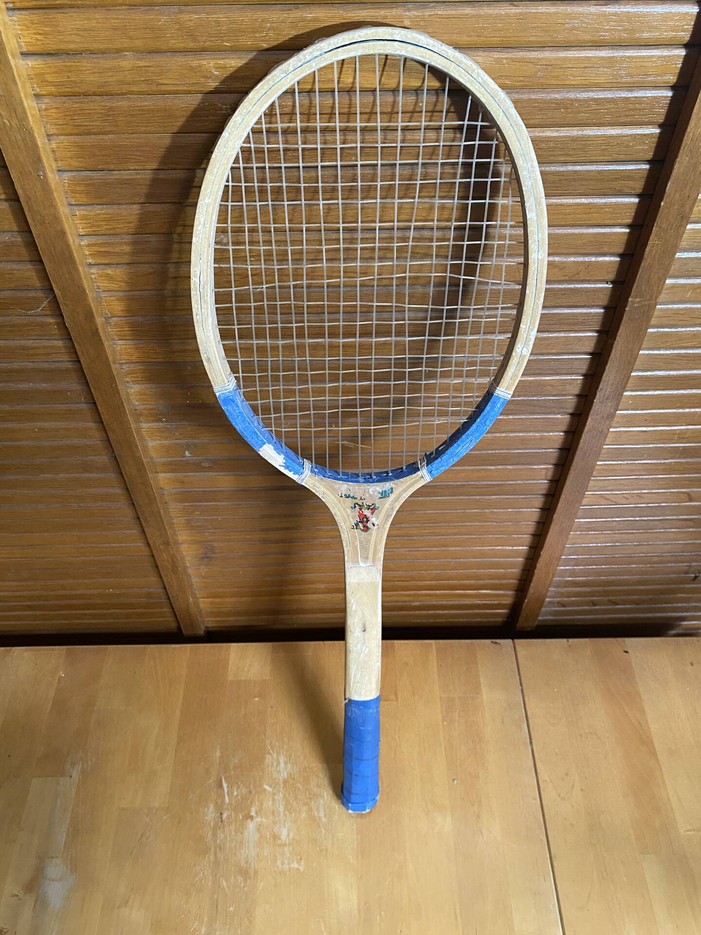 Vintage Wooden Tennis Racket