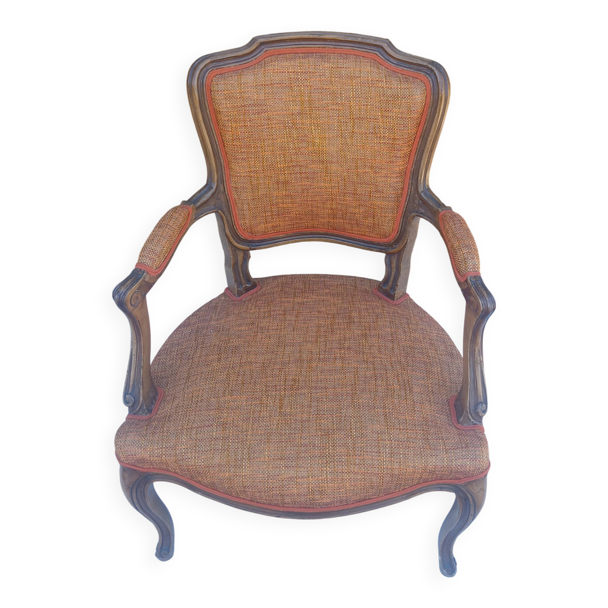 Antique convertible armchair