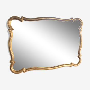 Golden mirror, 97x64 cm