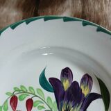 3 antique deep plates from St Amand and Hamage
