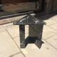 Table basse cristal et marbre