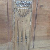 Louis XVI style bed in oak 2 people