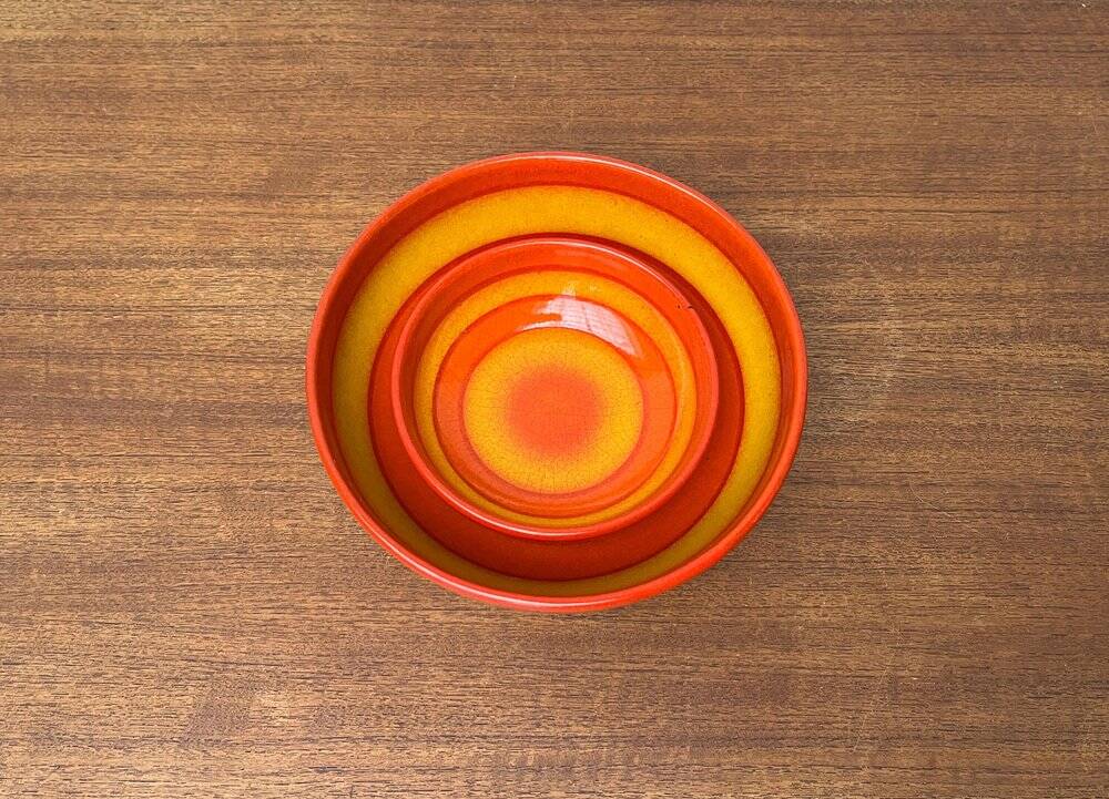 Set of 2 ceramic bowls by Baldelli, Italy.