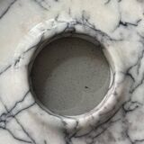Calacata viola marble circular dish