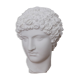 Greek head in matt white plaster