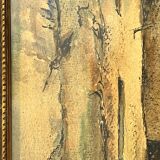 Watercolor by Emile Gudin (1874-1957), rue de Riez, southern town