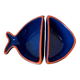 Majolica fish aperitif bowl