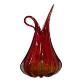 Large Vase/Pitcher 1960 in Murano Glass by Barovier & Toso Italy