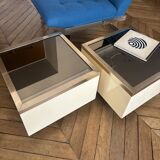Vintage coffee tables and side tables from the 1970s.