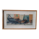 Marine painting oil on panel signed 50s/60s