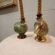 Shell candelabra, 1980s, set of 2