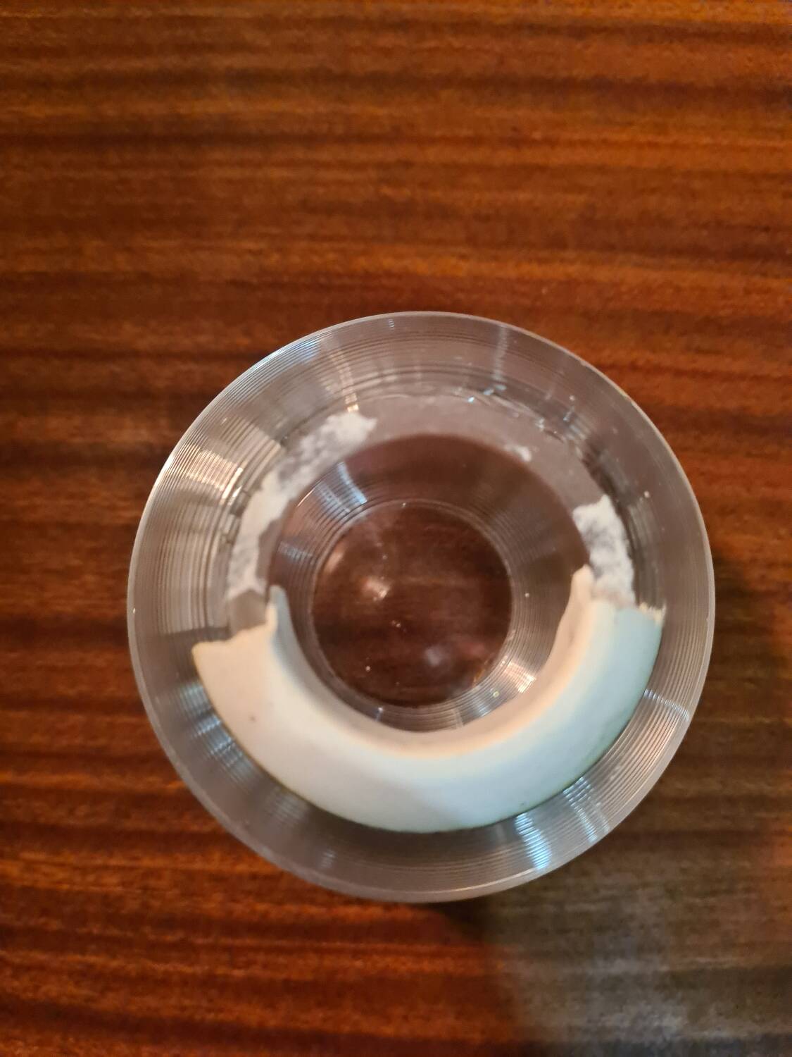 Antique Victorian Glass and Silver Matchpot 1897