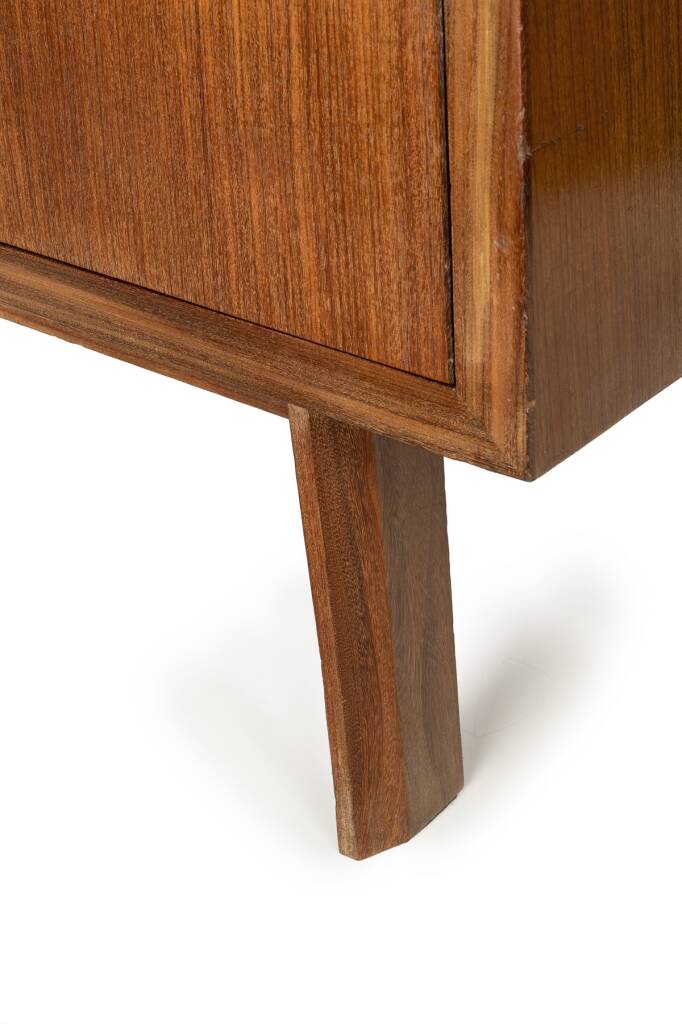 Important sideboard with drawers in teak, Italian design, 1960s.