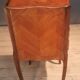 Flower marquetry bedside table in Louis XV style