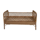 Rattan bed and wicker