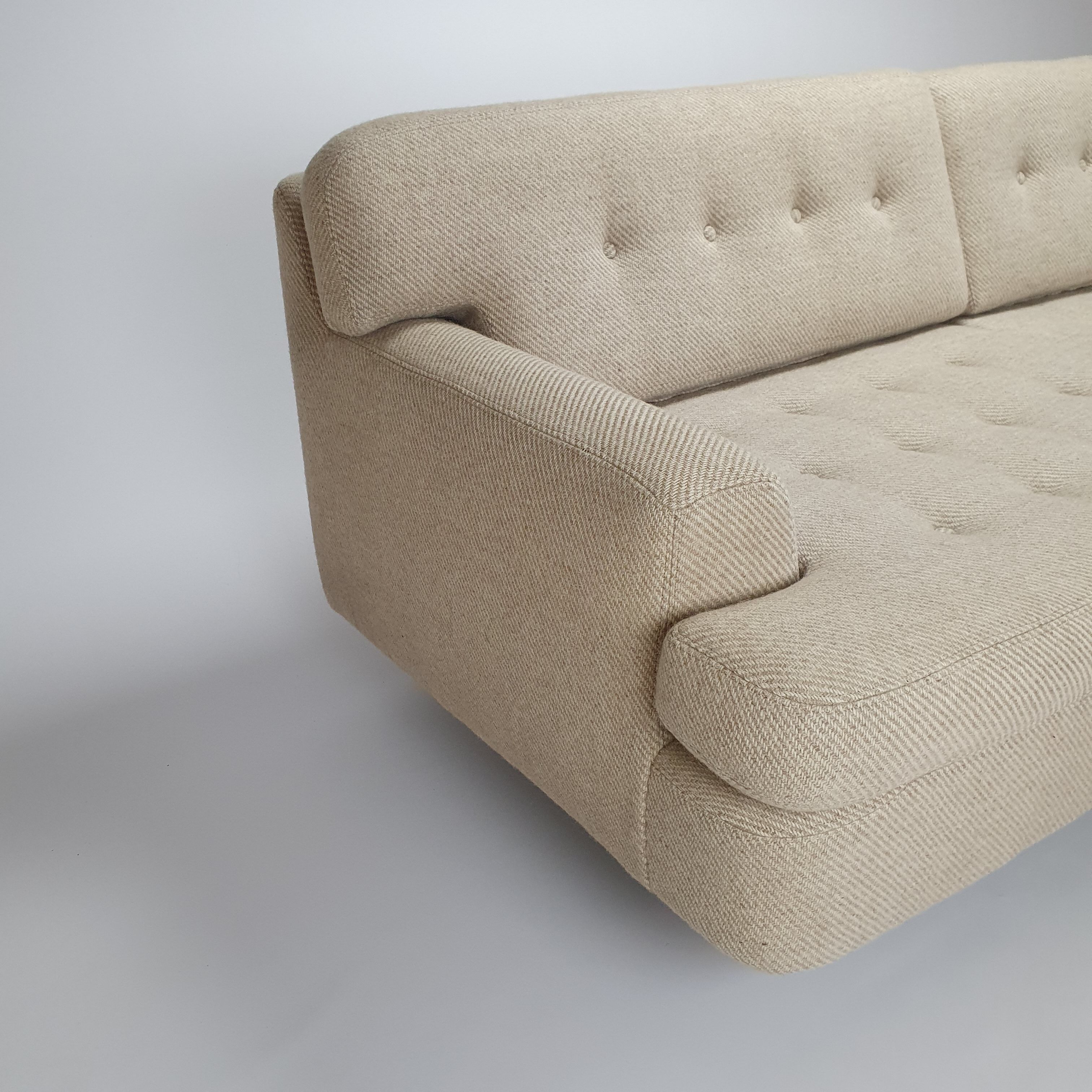 Mid century 2,5 seat sofa with original wool upholstery, 1950s