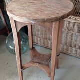 Bolster pedestal table