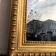 Large mirror 150 x 85 CM former gilding sheet d gold napoleon III