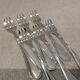 6 silver-plated oyster forks by Christofle, Albi pattern